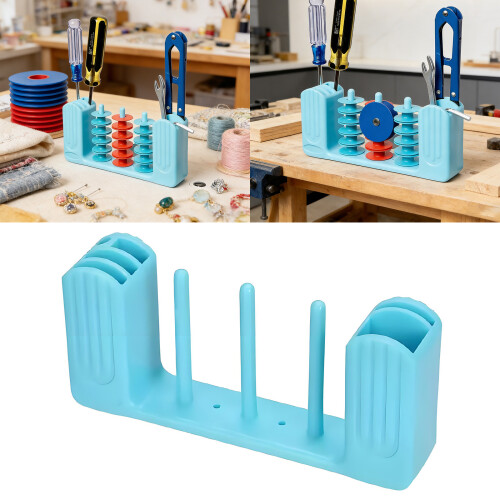 Magnetic ABS Plastic Bobbin and Spool Holder For-Double Head 2