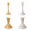 Artistic Handcrafted Single Arm Candlestick-silver high 2