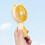 Portable 3 Speed Rechargeable Handheld Fan Desktop Stand-Yellow 5