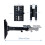 Speaker Stand with Thickened Support, Wall Mounted Bracket for Bookshelf and Surround Speakers 2