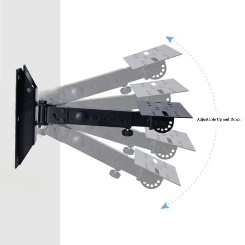 Speaker Stand with Thickened Support, Wall Mounted Bracket for Bookshelf and Surround Speakers 2
