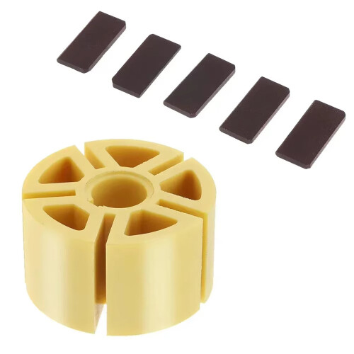 Rotor Stable avec Kit de lames adapté aux meuleuses pneumatiques 1