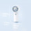 Small Handheld Fan Plastic Texture Suitable for Indoor-Green 4
