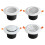 Double Pack Circular Exhaust Grates Premium-Slanted louvers 2