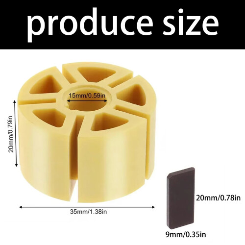 Accuracy Engineered Rotor With Blade For 5Inch Pneumatic Sanders 2