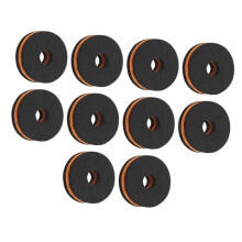 Cymbal Felts 10 Pack Drum Set Felt Pads Universal Fit Improves Tone and Protects Cymbals