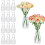 Small Clear Bud Vases Set Retro Plastic Bud Flower Vases Mini 4