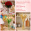 Small Clear Bud Vases Set Retro Plastic Bud Flower Vases Mini 6
