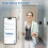 WiFi Door Window Alarm Sensor with App, 2.4GHz Smart Security, Timer Arm Disarm, Adjustable Volume 4