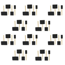 40 PièCes Pinceau en Mousse, Pinceau en Mousse avec Manche en Bois, pour la Peinture, Pinceau en ÉPonge (Taille DifféRente de 1 à 4 Pouces)