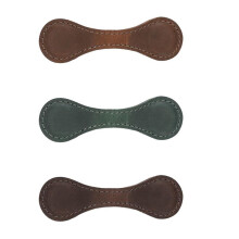 3PCS Leather Magnetic Bookmarks, Leather Retro Bookmark Holder, for Book Lovers, Readers, Ladies (3 Colors)