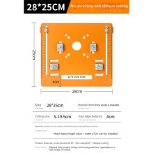 Circular Saw Guide Rail Bottom Plate Adjustable Cutting Machine Bakelite Guide Plate Saw Base Woodworking Accessories-B