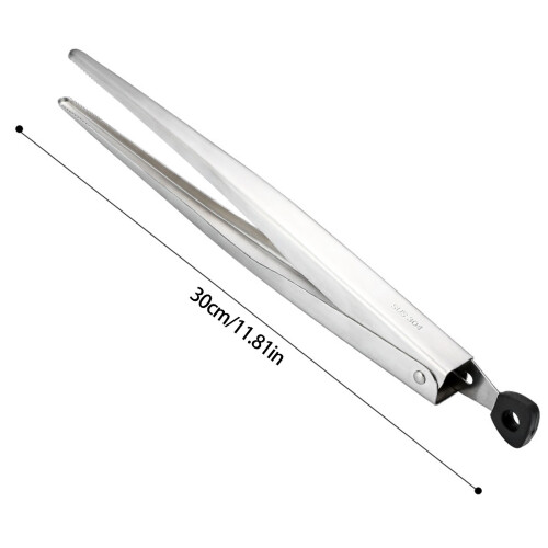 Pinces de cuisson polyvalentes en acier inoxydable, idéales pour 2