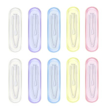 Contact Lens Remover and Insertion Tool Kit with Soft Tip, Travel Case and Spare Tweezers