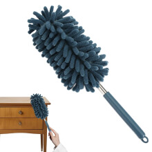 Microfiber Duster with Extendable Telescopic Handle, Washable Head for Home, Car, and Furniture Cleaning