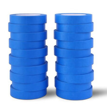 Painters Tape 1 Inch Bulk - Paint Tape 20 Rolls X 1 Inch X 55 Yards for Walls Painting Packing Automotive Home