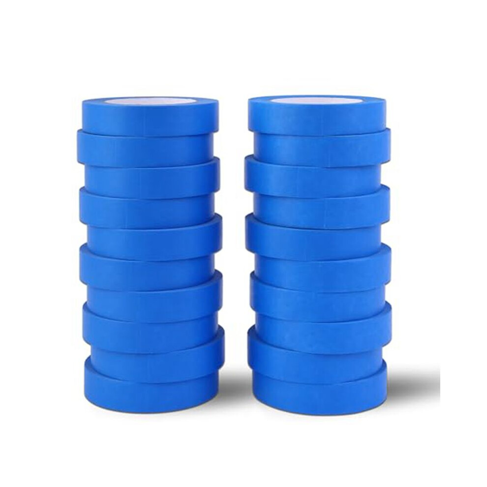 Painters Tape 1 Inch Bulk - Paint Tape 20 Rolls X 1 Inch X 55 Yards For Walls Painting Packing Automotive Home 6034032272191