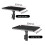 Universal Compact Speaker Stand with Adjustable HiFi Audio Tripod Bracket for Monitors Color 1 2