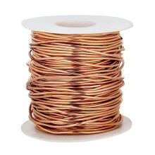 99.9% Dead Soft Copper Wire, 16 Gauge/ 1.3mm Diameter, 127 Feet/ 39 M, 1 Pound Spool