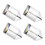 4Pcs Clear Triangular Prism for Rainbow Lights Crystal Optical Prisms Glass Physics Teaching Refracted Light Spectrum 1