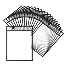 25PCS File Folders 24x32cm Work Note Holder Dry Erase Pockets for Teachers Work Classroom Organization Supplies B