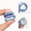 Set of 3 Funny Kitten Design Elastic Silicone Handle Guards For 4