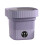 Folding Washing Machine Portable Small Washing Machine  Underwear Cleaning Machine  US Plug 1