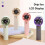 Mini Handheld Fan with 10 Adjustable Speed Quiet USB-White 3