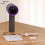 10 Speed Rechargeable Handheld Fan with Digital Display-Pink 2