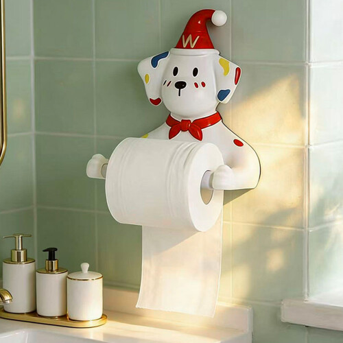 Bathroom Tissue Dispenser No Screw Required Space Friendly-1 2