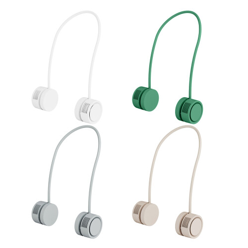 Tiny Rechargeable Shoulder Mounted Air whirler With-Green 1