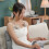 Lightweight Single Shoulder Fan With double Speed-White 5