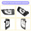 84642-3Q100 Car Gear Shift Panel Gear Display Replace Cover for  Sonata YF 2011-2014 LHD 7