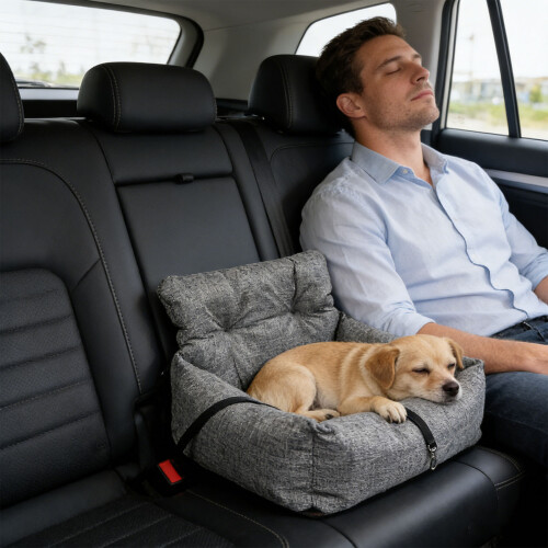 Functional bending Animal Bed For Automobile excursions-Green 2