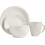 Premier Housewares Natural Ribbed Stoneware Dinner Set 16 Pieces 1