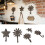 Elegant Single Iron Hook Sun Or Star Pattern Hanger For-Star 3