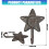 Elegant Single Iron Hook Sun Or Star Pattern Hanger For-Star 4