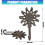 Elegant Single Iron Hook Sun Or Star Pattern Hanger For-Star 5
