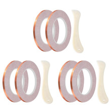 Fita de Folha de Cobre com Suporte de 5mm para Vitral (6Roll)