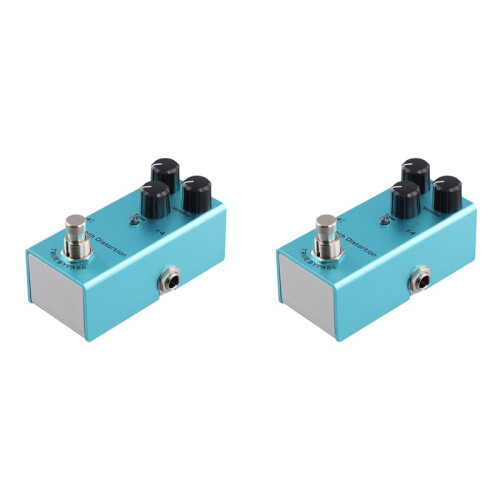 2X  Elgitarr Effektpedal Elgitarr Pedal Distorsion för Elgitarr