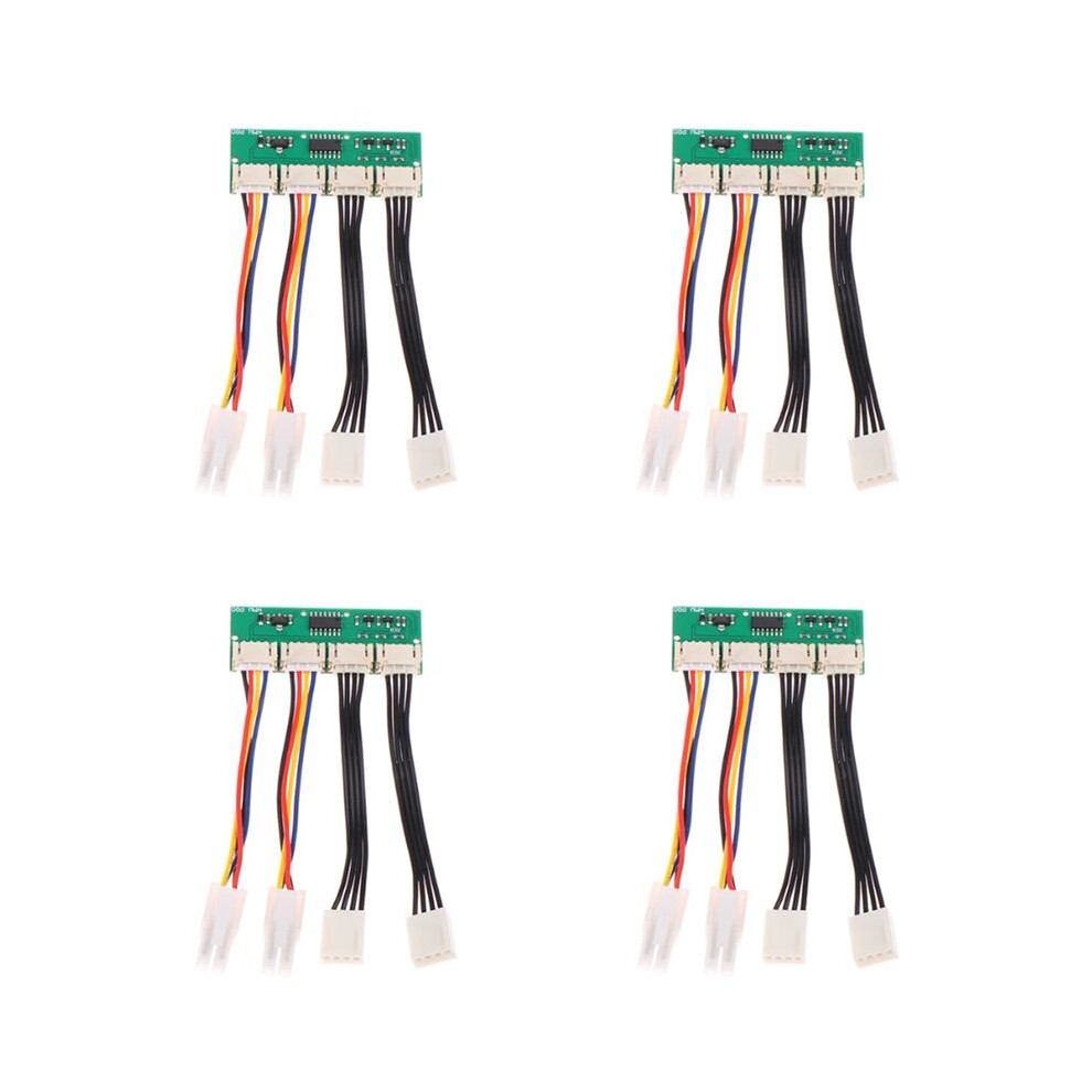 4X 12V 4-In-1 Square 4Pin Fan Simulator Emulator Special For S19k Pro Fan Spoofer Dummer 4711168958961