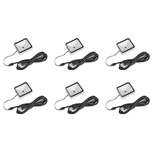 6X Embedded 2D Barcode Scanner USB QR Barcode Reader RS232 TTL Interface Kiosk Small Fixed Installation Barcode Printer