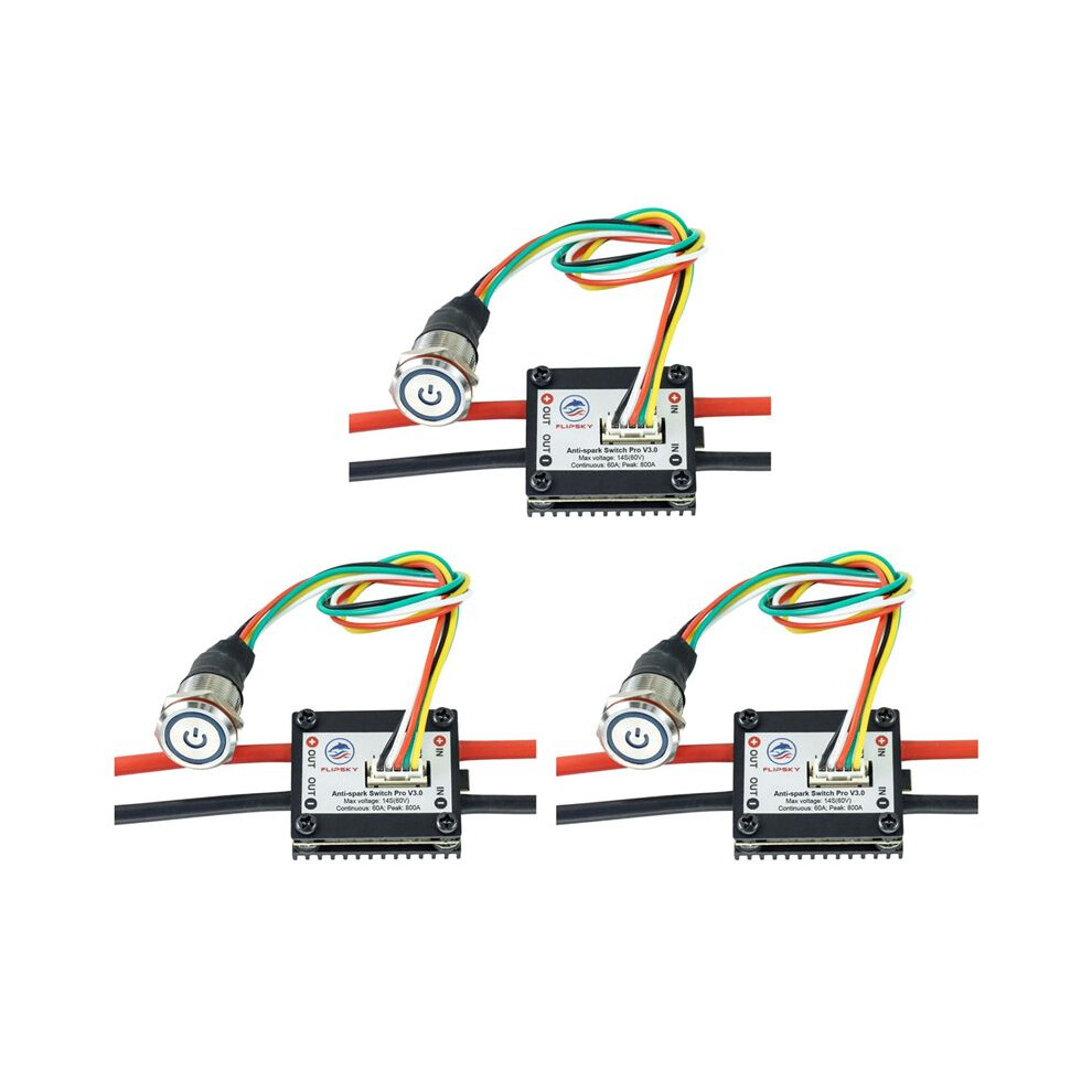 3X Flipsky Antispark Pro V3.0 Esc With Heatsink For Electric Skateboard/Ebike /Scooter/Robots 4713442931943