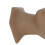 Silicone Eyelash Practice Head with Replaceable Eyes, Brown, 28x14x10cm 12