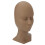 Silicone Eyelash Practice Head with Replaceable Eyes, Brown, 28x14x10cm 16