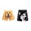 Men's Casual Dog Pattern Quick Dry Board Shorts For-1 L 3