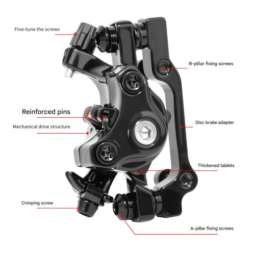 Bicycles Front & Rear Line Pulling Brake Caliper-Purple 2 2