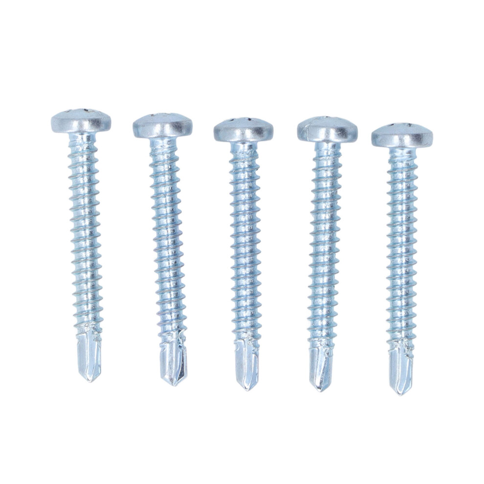50 Self Drilling Screws 4.8X38mm Zinc 7444352825998