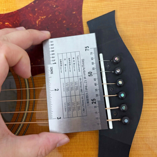 Guitar String Height Ruler String Action Gauge Ruler Replacement 1