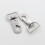 2PCS Multipurpose Stainless Steel Spring Hook Rustproof-30mm 5